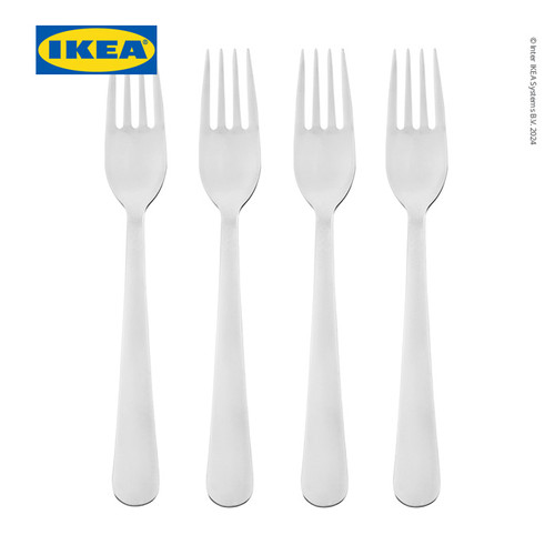 IKEA DRAGON Garpu Makan Stainless 19cm Isi 4pcs