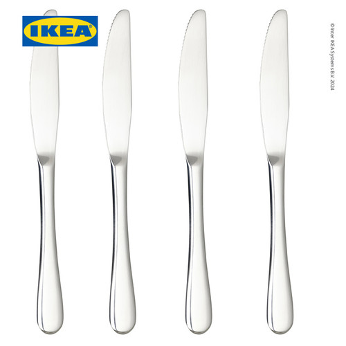 IKEA MARTORP Pisau Makan Stainless 22cm Isi 4pcs