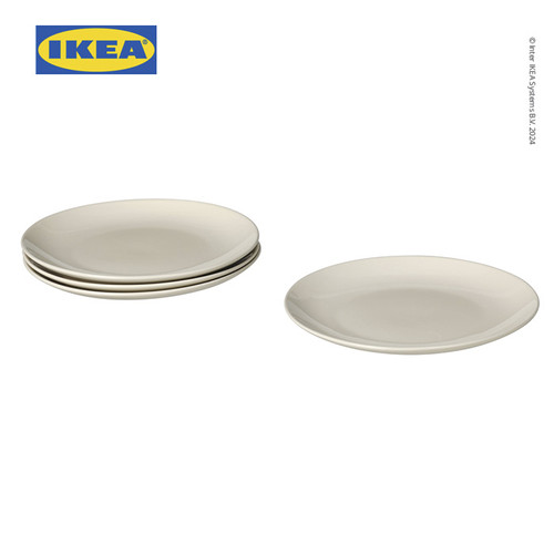 IKEA FARGKLAR Piring Makan Glossy 26cm Isi 4pcs