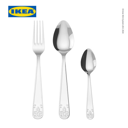 IKEA ATBART Peralatan Makan Sendok Garpu Set isi 18pcs