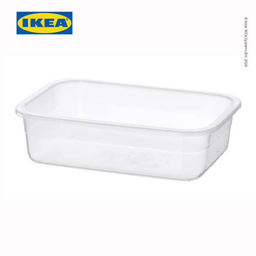 IKEA 365+ Tempat Makanan Tanpa Tutup Plastik Persegi Panjang 1L