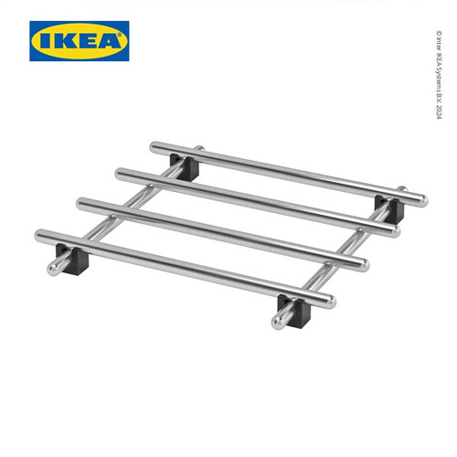 IKEA LAMPLIG Tatakan Panci Stainless 18x18 cm