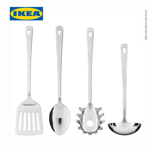 IKEA GRUNKA Peralatan Dapur Stainless Set Isi 4pcs