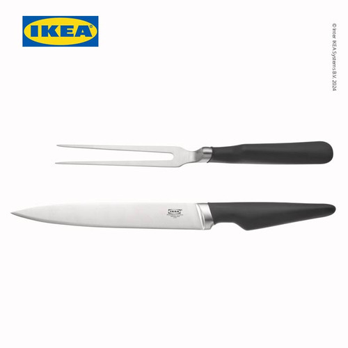 IKEA VORDA Pisau Dapur Set Dengan Garpu Iris