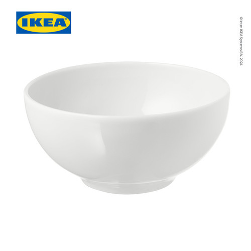 IKEA 365+ Mangkok Makan Tepi Bulat Putih 13 cm