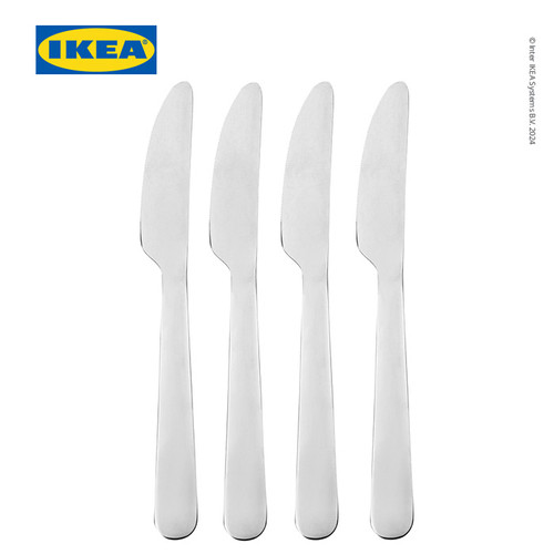 IKEA DRAGON Pisau Makan Stainless 21cm Isi 4pcs