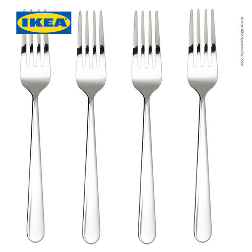 IKEA MARTORP Garpu Makan Stainless 19cm Isi 4pcs