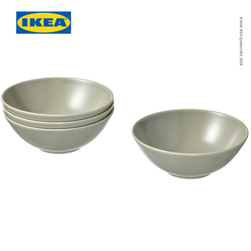 IKEA FARGKLAR Mangkok Makan 16cm Set Isi 4pcs