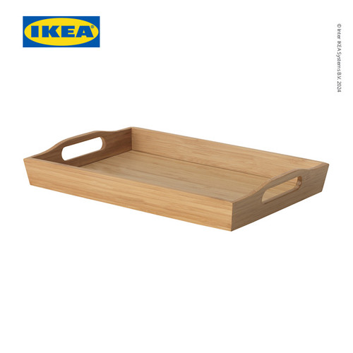 IKEA FRUKTSKAL Baki / Nampan Makanan Minuman dari Bambu 35x23 cm