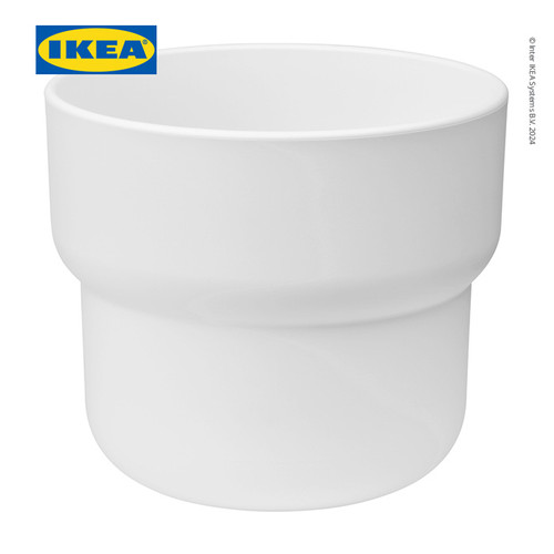 IKEA FORENLIG Pot Tanaman Putih 12 cm