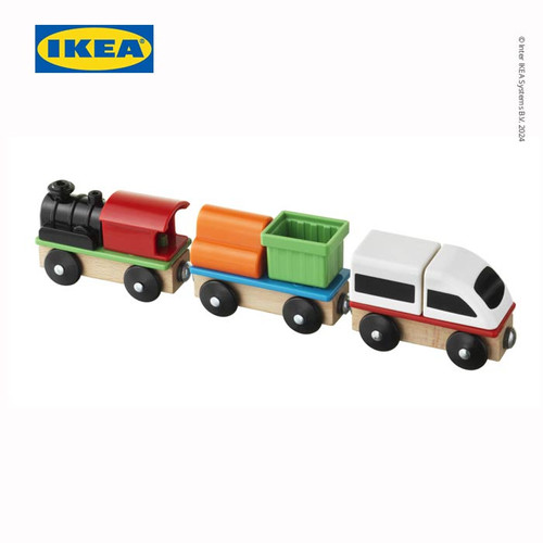 IKEA LILLABO Kereta Api Set Isi 3pcs