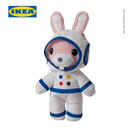 IKEA AFTONSPARV Boneka Astronot Kelinci 28 cm