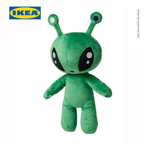 IKEA AFTONSPARV Boneka Alien Hijau 34cm