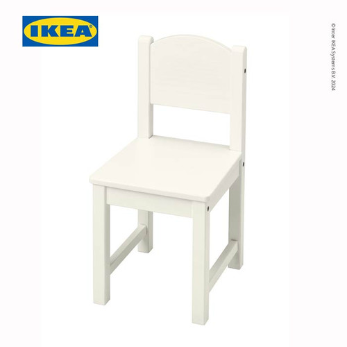 IKEA SUNDVIK Kursi Kecil Anak Putih 28x29x55 cm