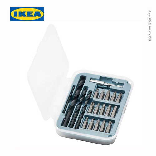 IKEA TRIXIG Set Mata Bor Isi 20pcs