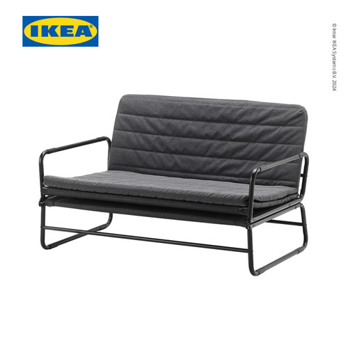 IKEA HAMMARN Sofa Bed Knisa Abu-Abu Tua 120cm