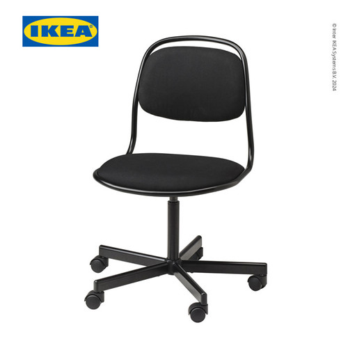 IKEA ORFJALL Kursi Kantor / Kerja Putar Minimalis Kuat Hitam