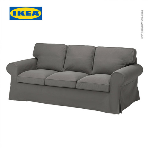 IKEA EKTORP Sofa 3 Dudukan Abu-Abu Tua Nyaman Berkualitas