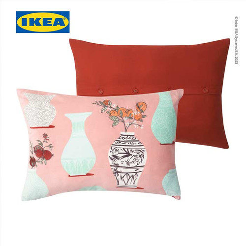 IKEA FOSSTA Sarung Bantal Kursi Sofa Pink 58x40cm