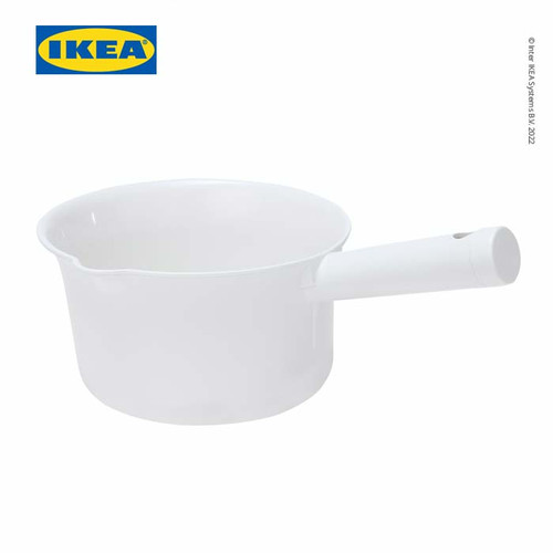 IKEA GRUMLAN Gayung Air Putih 27x13cm