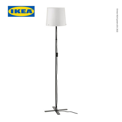 IKEA BARLAST Lampu Lantai 150cm Hitam / Putih