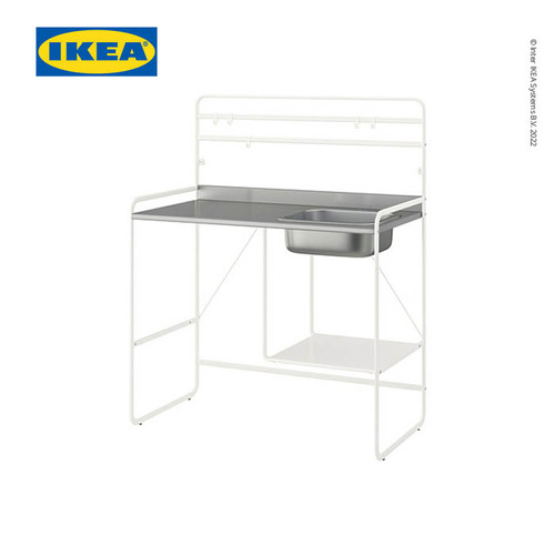 IKEA SUNNERSTA Dapur Mini Stainless Steel 112x56x139 cm