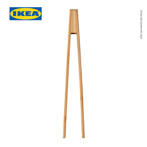 IKEA OSTBIT Penjepit Makanan Saji Bahan Bambu