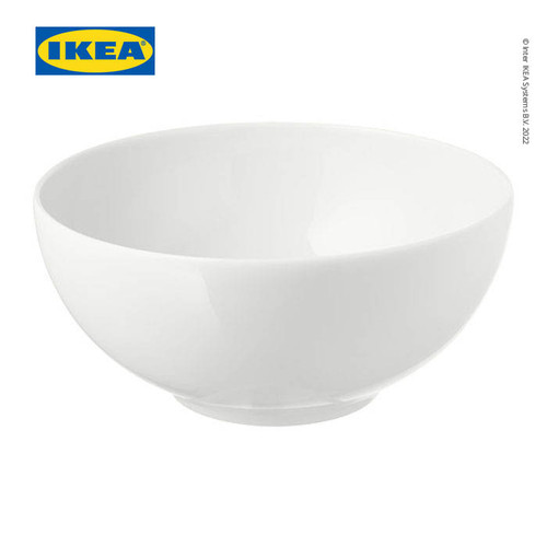 IKEA 365+ NN BOWL Mangkuk Tepi Bulat Putih 16cm