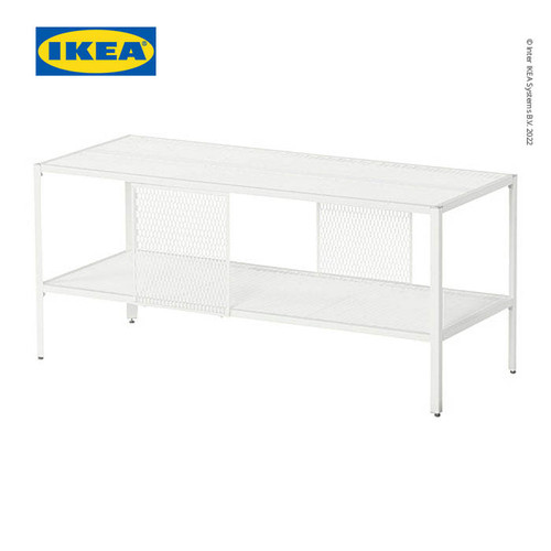 IKEA BAGGEBO Meja TV Minimalis Putih 90x35x40 cm