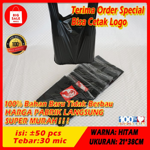 Kantong Plastik Kresek/ T shirt bag/Plastik Packing Kresek Premium