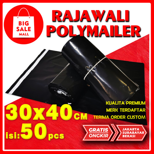 Plastik Polymailer RAJAWALI 30 x 40CM isi 50 pcs Olshop Tebal +Perekat