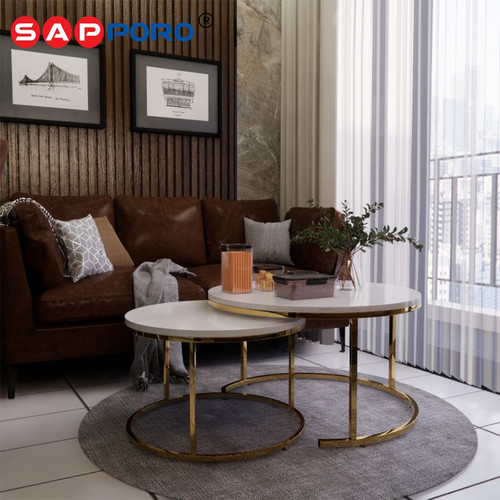 SAPPORO SEGOVIA -  Meja Tamu Marmer | Coffee Table Marmer