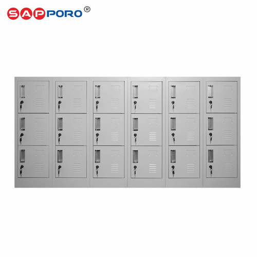 SAPPORO HORISON 18 - Loker Besi 18 Pintu | Steel Locker 18 Doors