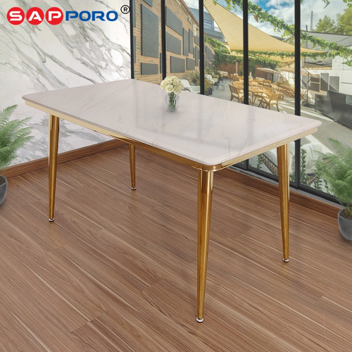 SAPPORO ATESSA - Meja Makan Marmer | Dining Table