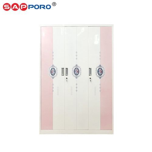 SAPPORO PADOVA - Lemari Pakaian Besi 3 Pintu | Steel Wardrobe 3 Doors