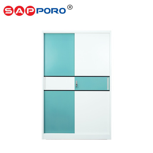 SAPPORO MILAN - Lemari Pakaian Besi Sliding Door