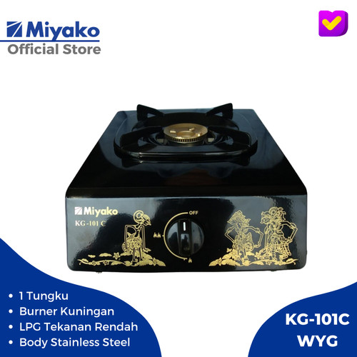 Miyako Kompor Gas KG-101C Wayang 1 tungku