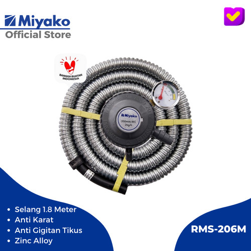 Miyako Regulator RMS-206M Selang 1.8M