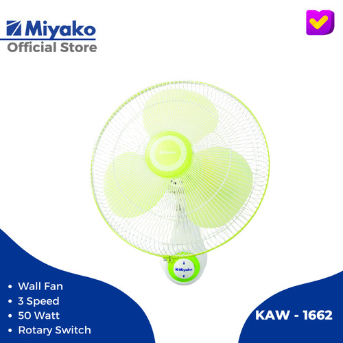 Miyako Kipas Angin (Wall Fan)KAW-1662