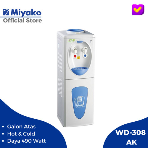 Miyako Water Dispenser Hot Cold WD-308 AK