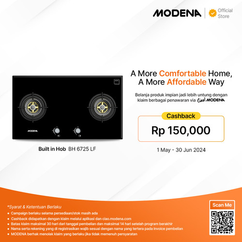 MODENA Built In Gas Hob - BH 6725 LF