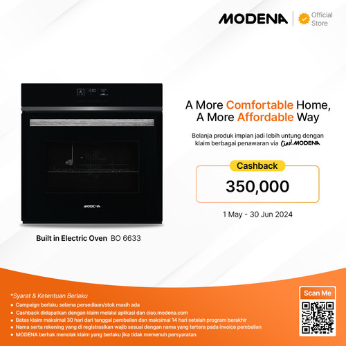 MODENA Built In Electric Oven - BO 6633