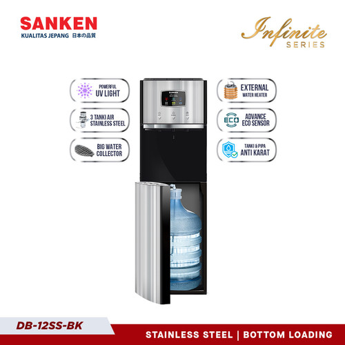 Sanken Dispenser Infinite Series Bottom Loading DB-12SS-BK Premium