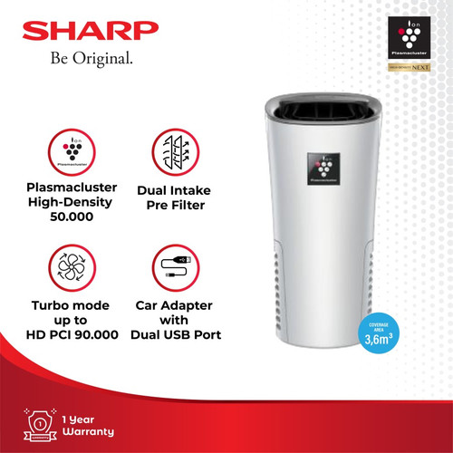 Sharp Air Purifier IG-NX2Y-W For Car White 3m