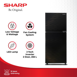 Sharp Lemari Es SJ-326XI-MK Shine J-Tech Inverter Series