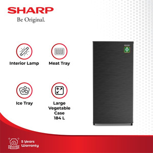 Sharp Lemari Es 1 Pintu SJ-N192N-HS New Kirei Series