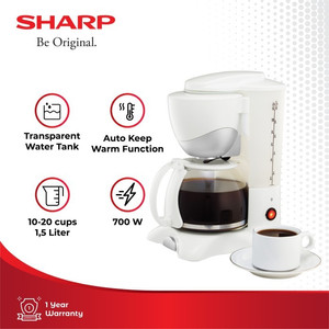 Sharp Coffe Maker HM-80L(W) Libre White 700 Watt