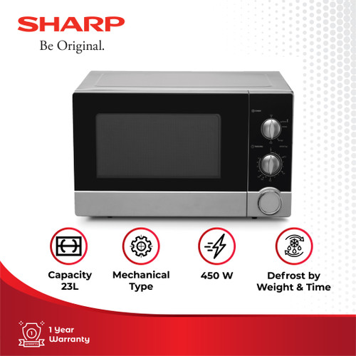 Sharp Microwave Straight R-21D0(S)-IN Black 23 Liter