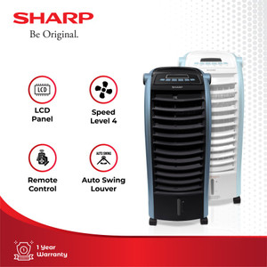 Sharp Air Cooler PJ-A36TY-B Twice Cooling Black 65 Watt