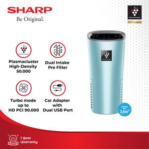 Sharp Air Purifier IG-NX2Y-A For Car Aqua Blue 3m